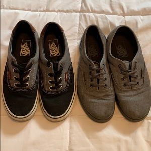 Vans Authentic (2 pairs) Men’s 6 women’s 7.5